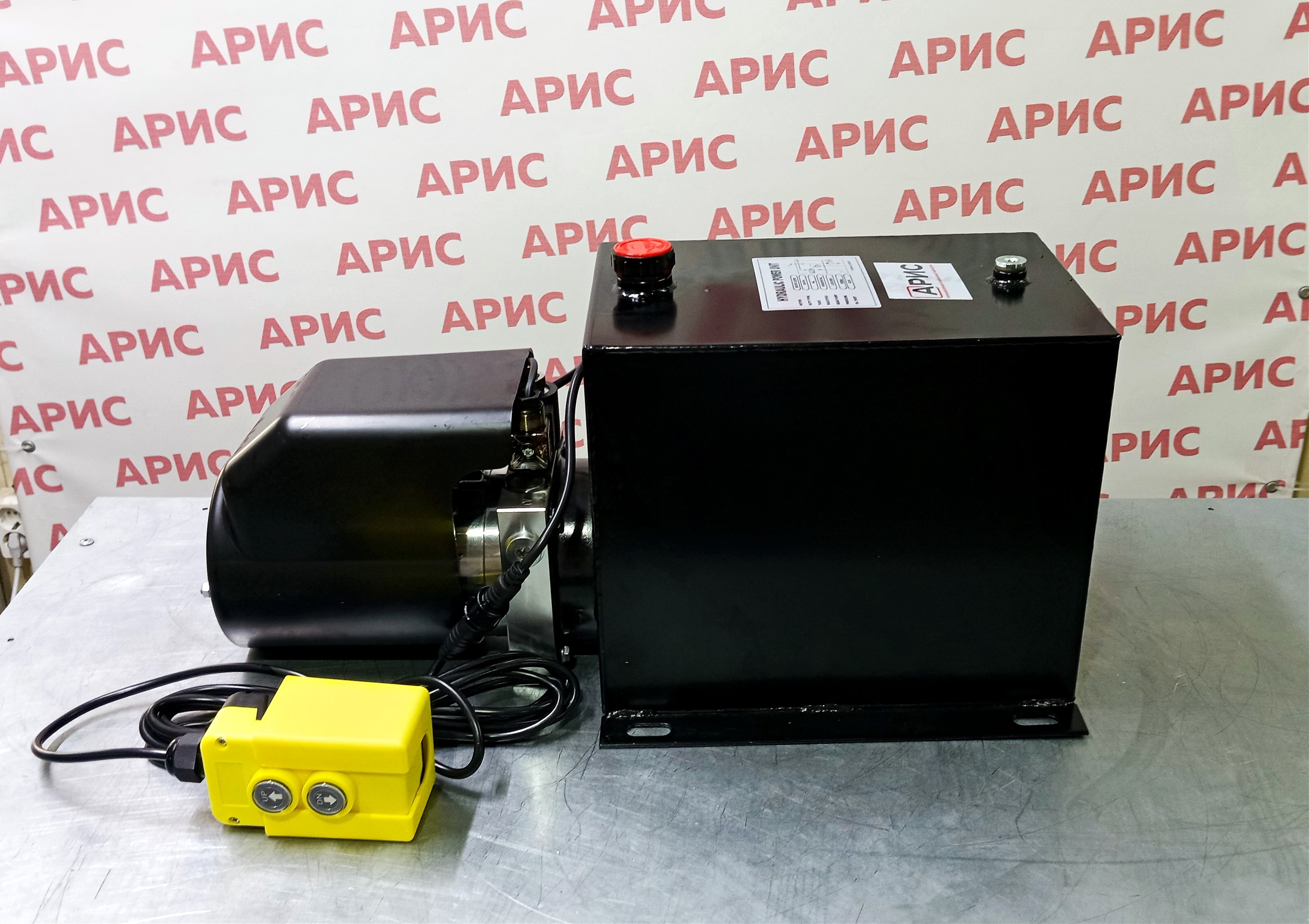 Гидростанция подъема кузова HPU5-G3.2D(14L)1(12V)W(2.2kw)10WU (2500rpm)A(12VDC)
