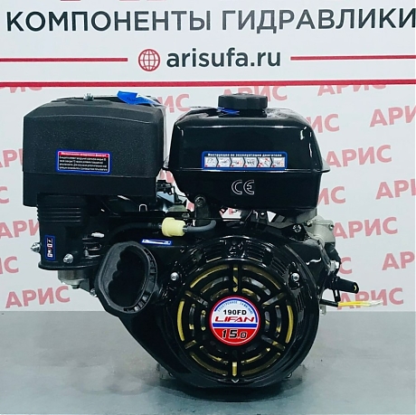 Двигатель бензиновый LIFAN 190FD 18A (15 л.с. электростартер) катушка 18А