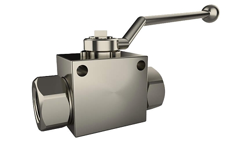 Кран шаровый INTEVA V2MT DN13 M24x1.5 16S с отверстиями под крепление (402.1113KH)