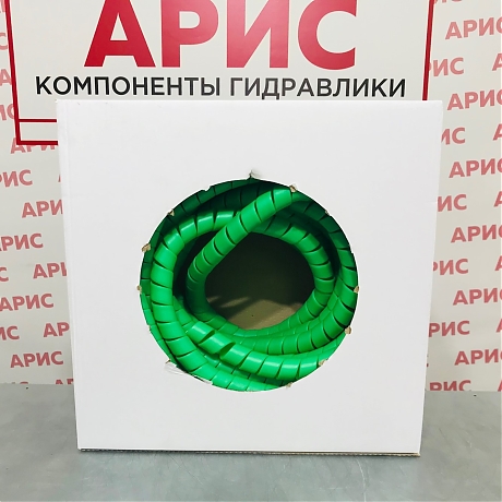 Спираль защитная пластиковая 27-36 зеленый