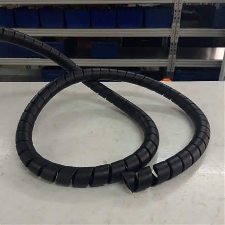 Спираль защитная пластиковая 13-18 черный
